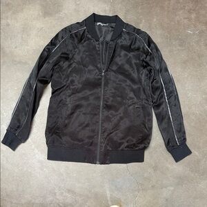 Michael Stars Satin Lined Bomber Jacket Womens XS